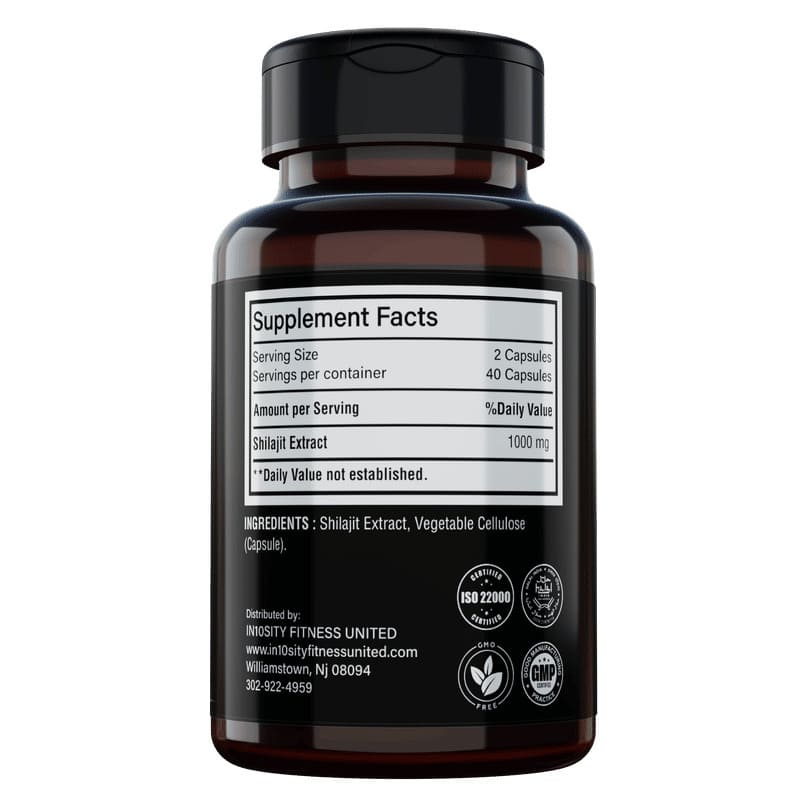 Shilajit Extract (Capsules) Energize the Body and Mind
